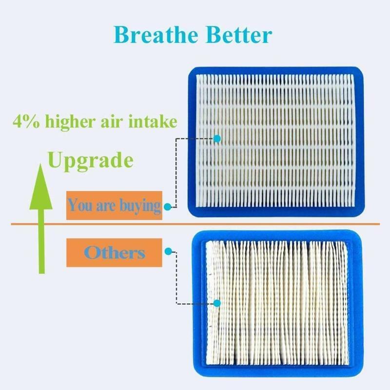 Fuel Filter 10 Pcs Air Filters Air Cleaning Tools in Lawn Mowers for Home Use