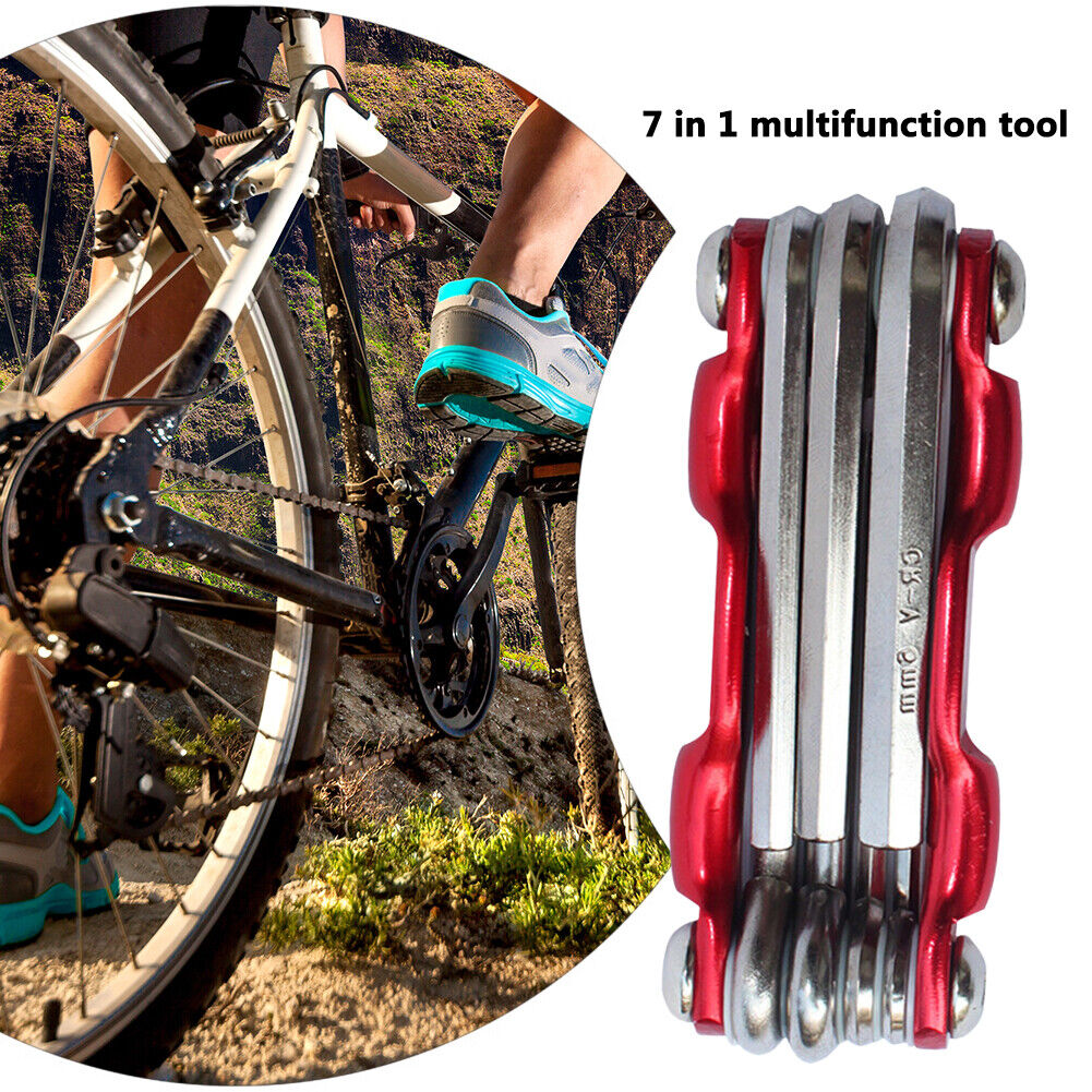 7 in 1 Bicycle Repair Tools Portable Multifunctional Maintenance Tool Kits