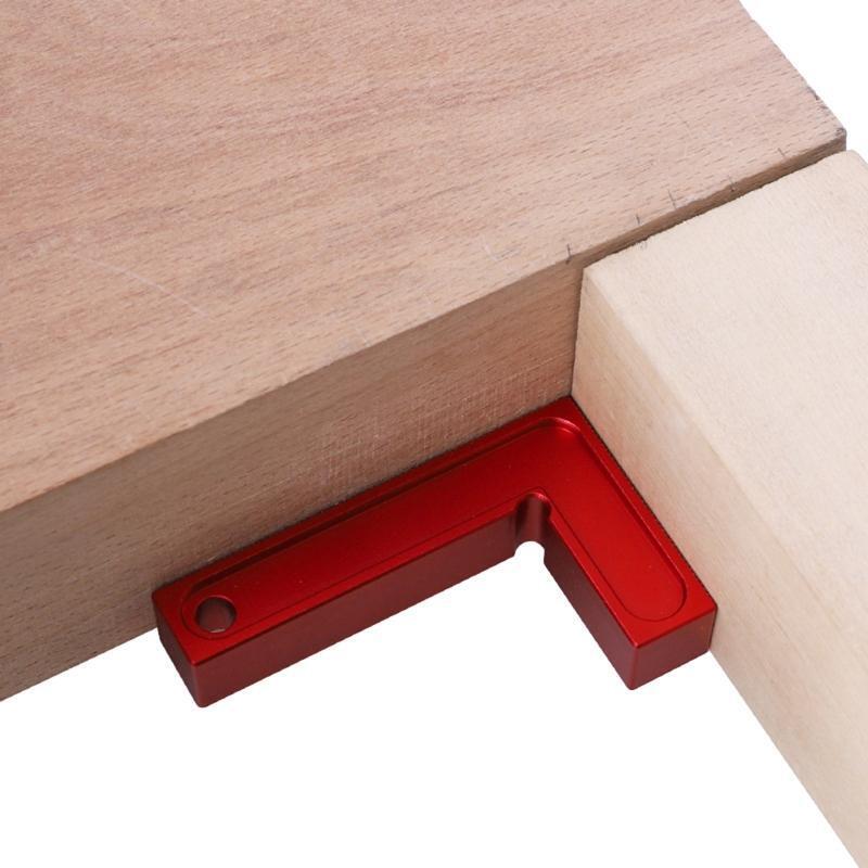 Aluminium Alloy 90 Degree Positioning Squares Right Angle Clamps Woodworking