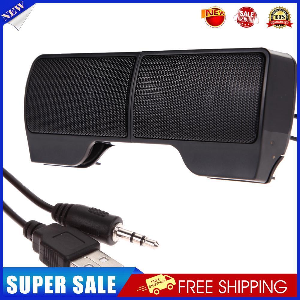 Mini Portable USB Stereo Speaker Soundbar for Notebook Laptop Mp3 Phone PC