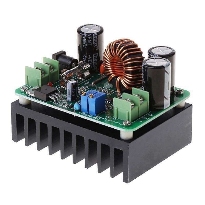 DC 10V-60V to 12V 24V 36V 48V 80V 10A/600W Converter Step-up Module Power Supply