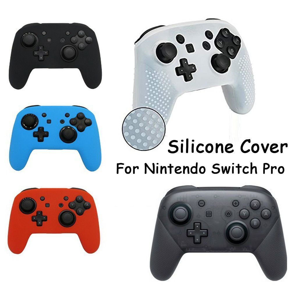 Grip Controller Protective Case Cover Silicone Skin For Nintendo Switch Pro