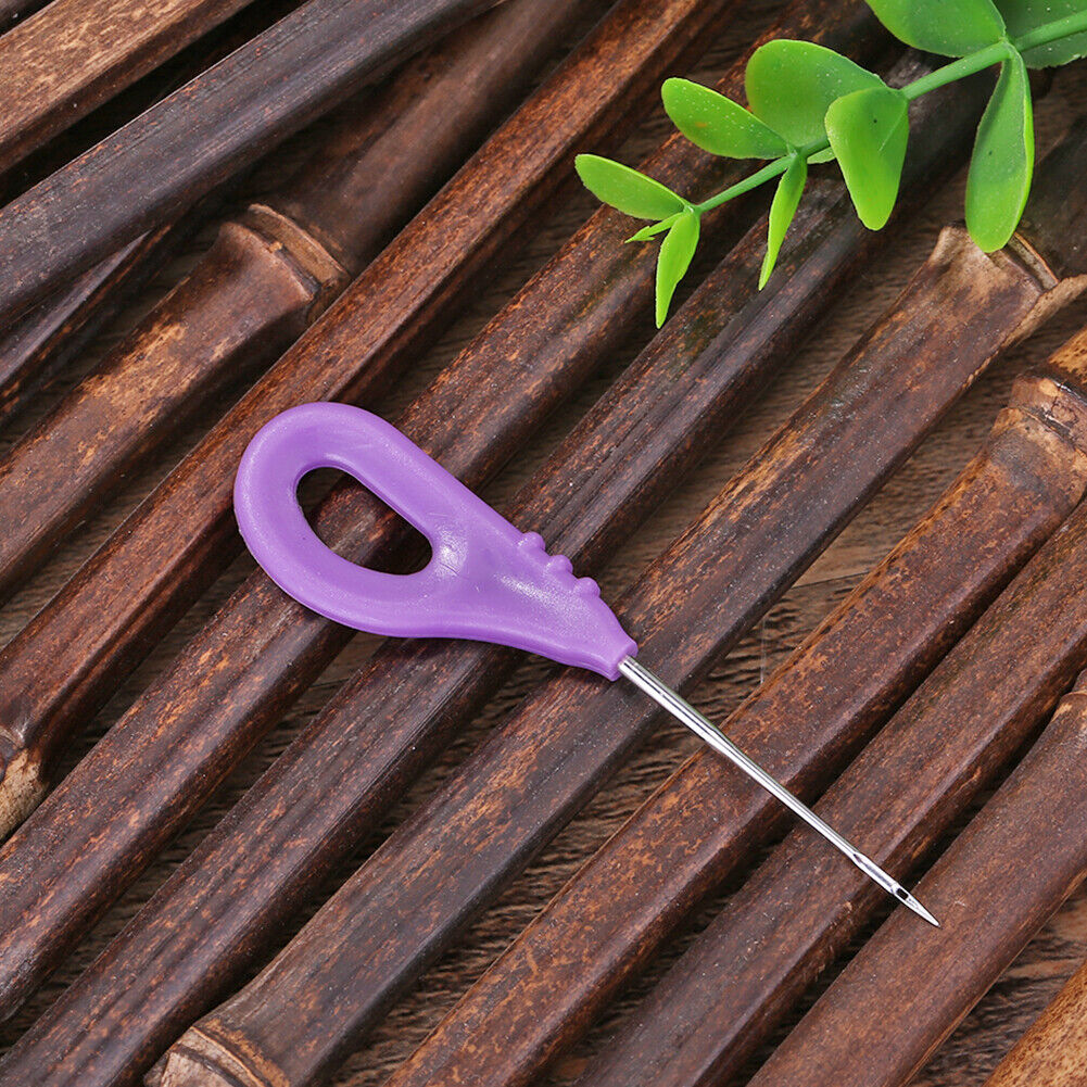 Fishing Boilies Bait Gate Needle for Hair Rig Carp Fishing Tackle (Purple)