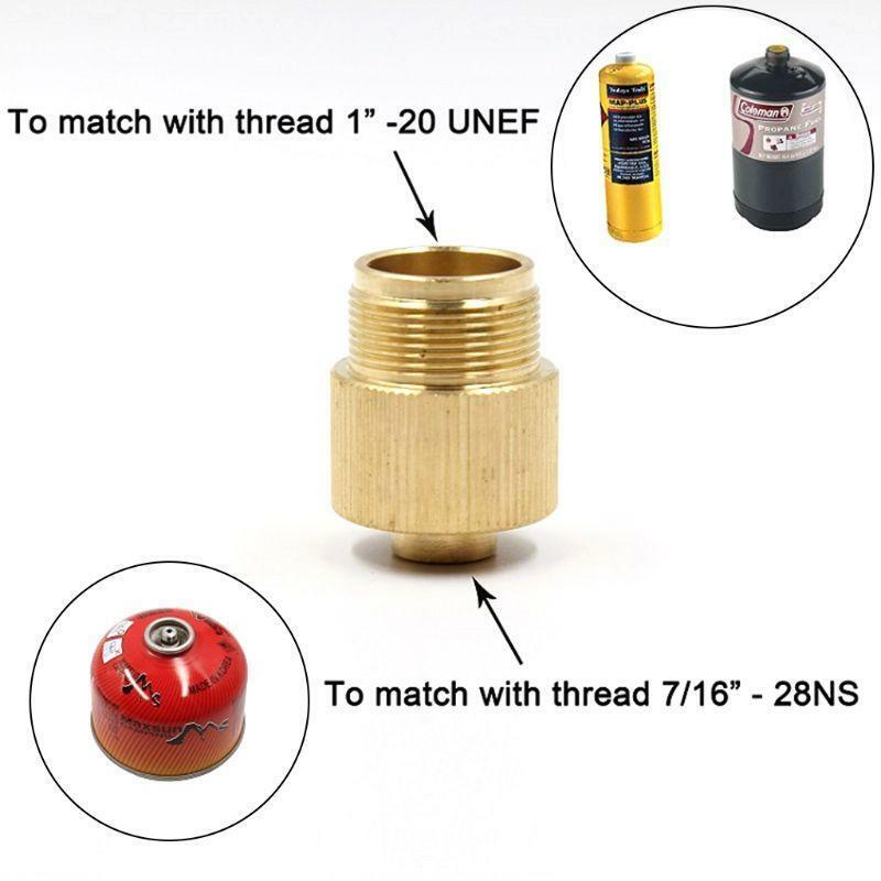 Outdoor Gas Tank Propane Refill Adapter Solid Brass Stove Connector Copper
