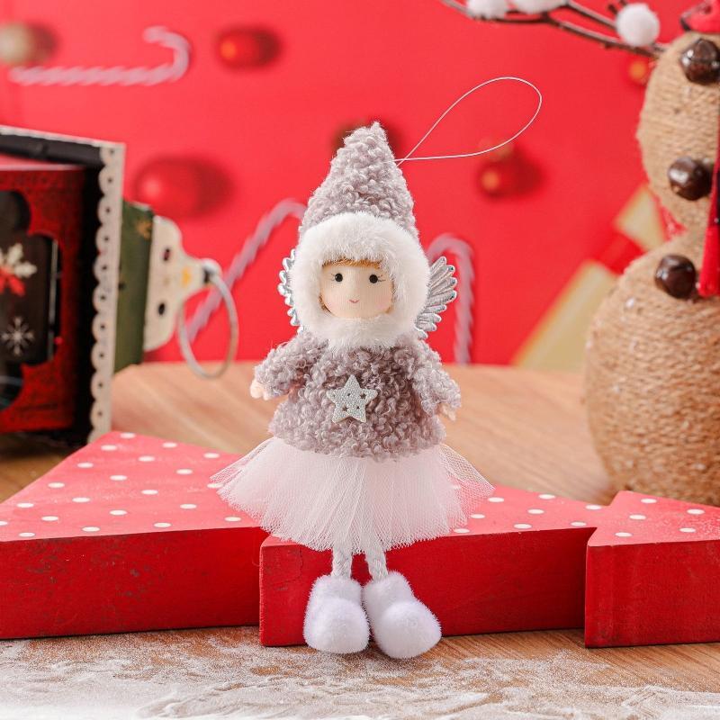 Long Legs Angel Christmas Tree Pendant Creative Crafts  Party Background Decor