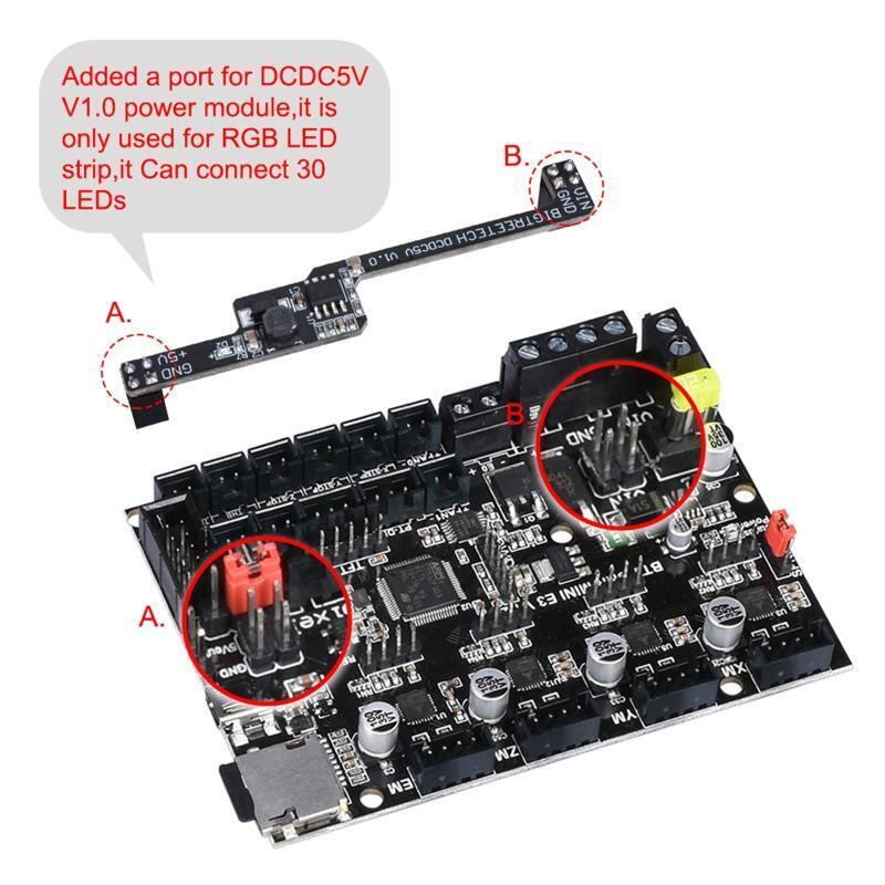 DCDC5V V1.0 5V RGB Light Add Lamp Beads For SKR mini E3 V1.2 32Bit Control Board