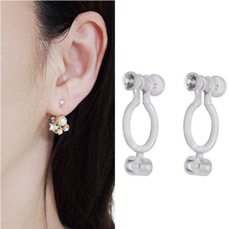 20x/Set Allergy-Free Invisible Clip-on Earring Converter Wedding Decor for Women