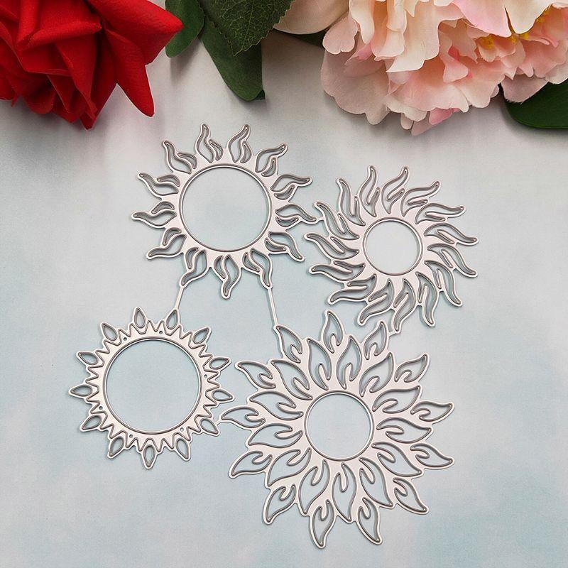 Sun Metal Cutting Dies Stencil DIY Scrapbooking Album Stamp Paper Card Embossing