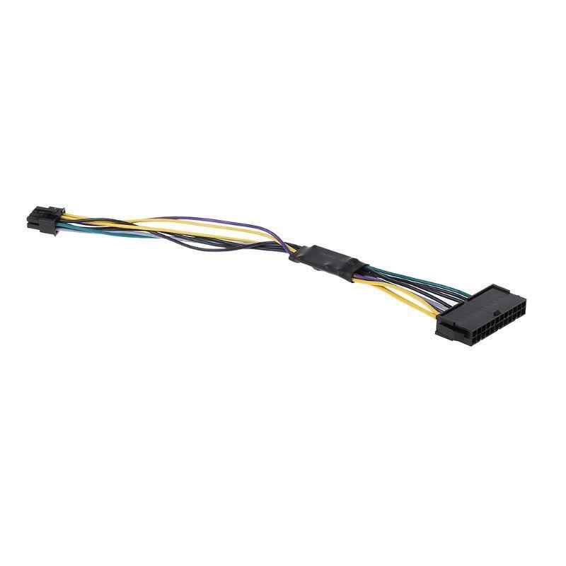 Power Supply Atx Adapter Conventer Cable 24Pin to 8Pin for Dell Mainboard 340mm