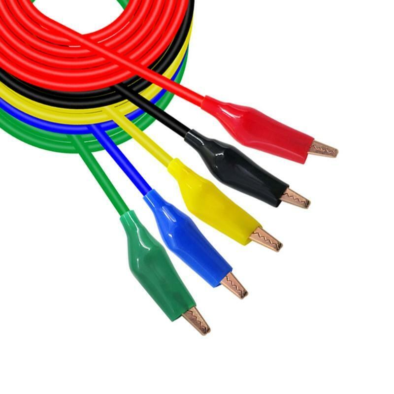 Alligator clip to Banana plug test lead test probe connect to 4mm banana plug