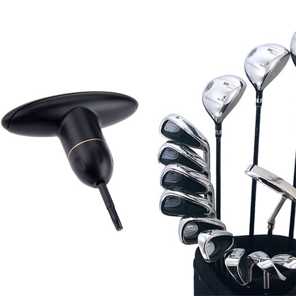 Portable Plastic + Stainless Steel Black Golf Wrench Torque Adjustment Tool  1PC