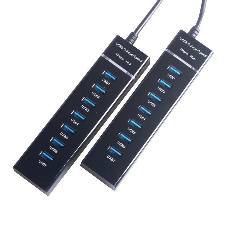 High Speed USB 3.0 Hub Multi USB Splitter 7 Ports Expander Multiple USB Expander