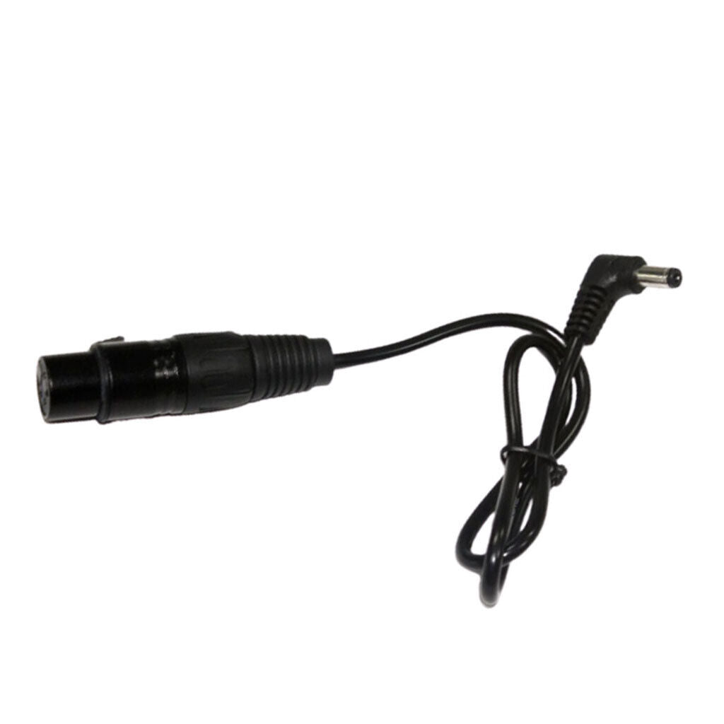 90 Degree Right Angle DC to 4pin XLR Adapter Power Cable Cord for