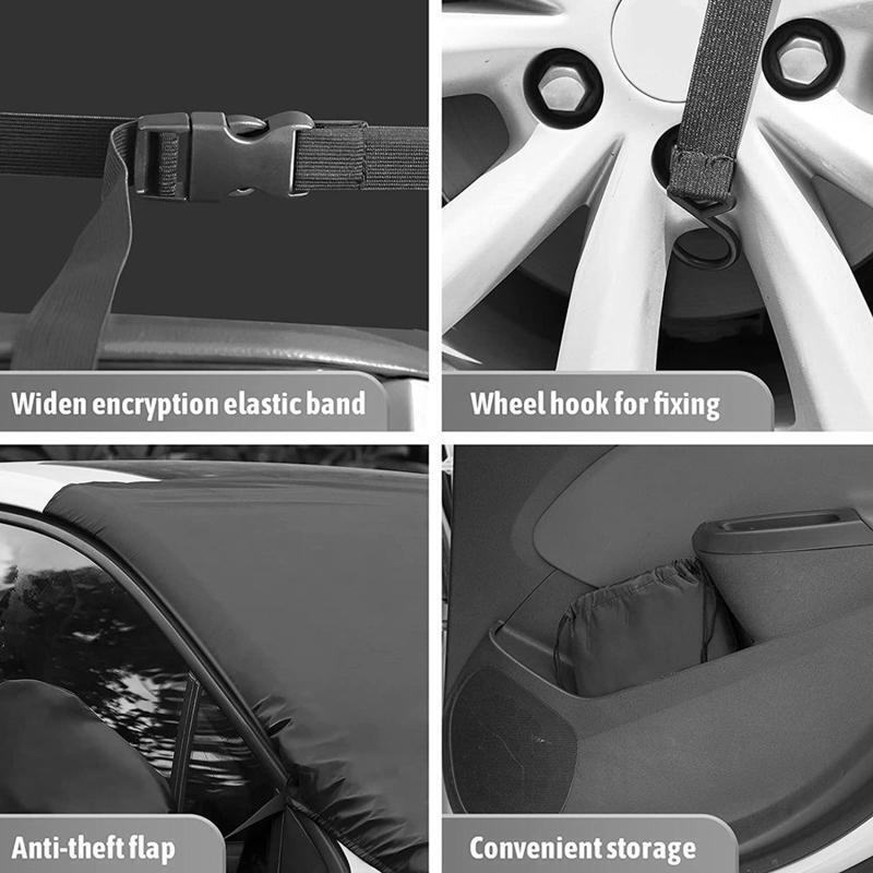 Car Truck Windshield Sun Snow Cover Protects Wipers from Ice Frost 209x147cm