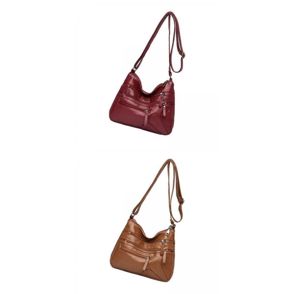 2Pcs Women Shoulder Bag Fashion Crossbody Purse Handbag for Working Business