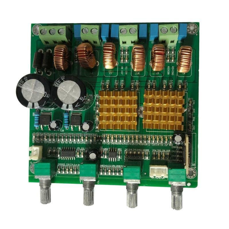 1 Pc Bluetooth-compatible High Power Bass AMP 3 CH 50Wx2+100W Amplifier Board