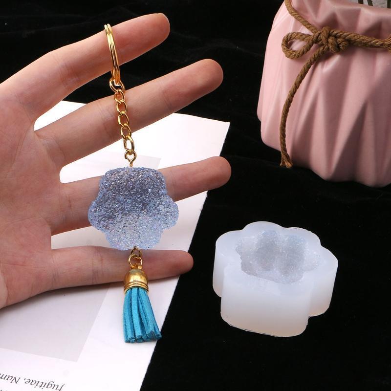 Diamond Cat Claw Silicone Mold Quicksand Material Flash Diamond Cat Claw Jewelry