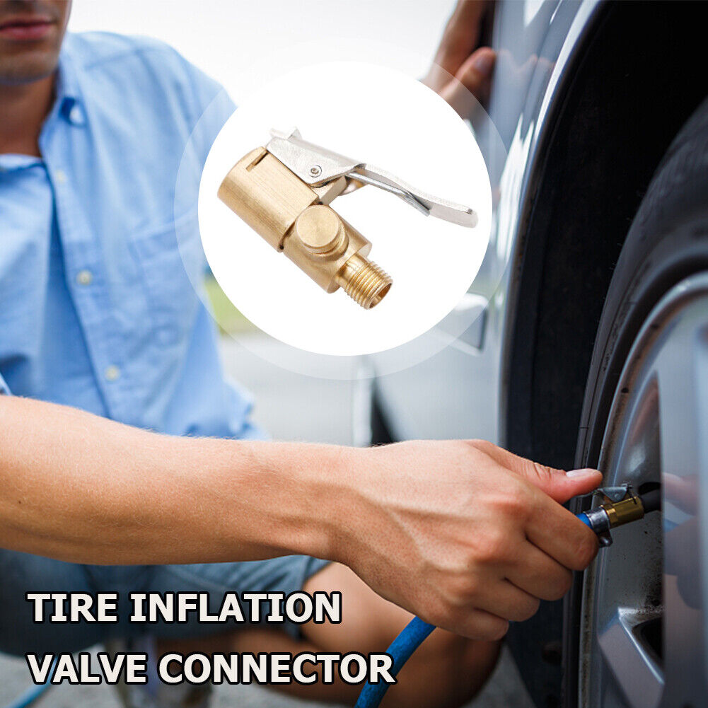Inflatable Air Pump Chuck Car Truck Tire Inflator Valve Connector Adapter