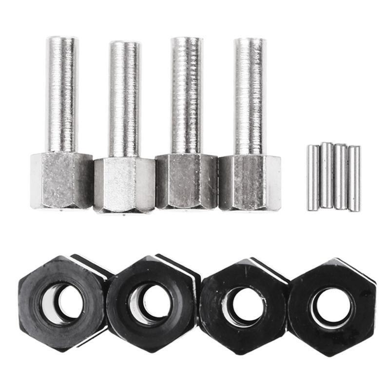 4PCS 1/10 RC Rock Crawler Aluminum 20MM Alloy Hub HEX 12MM SCX10 D90