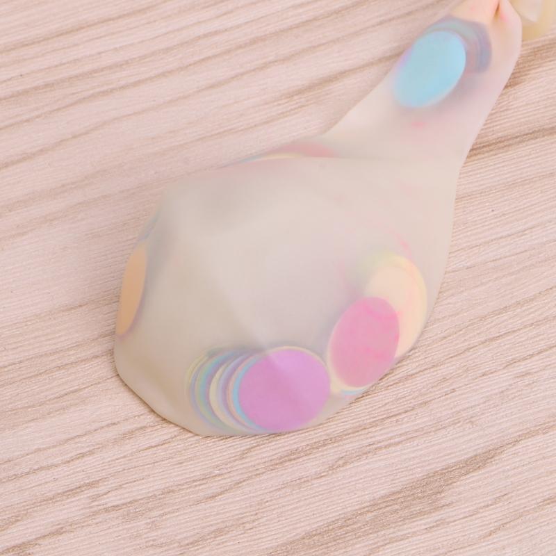 5Pcs Quality Multicolor Confetti Balloons 12inch Latex Party Wedding Decor
