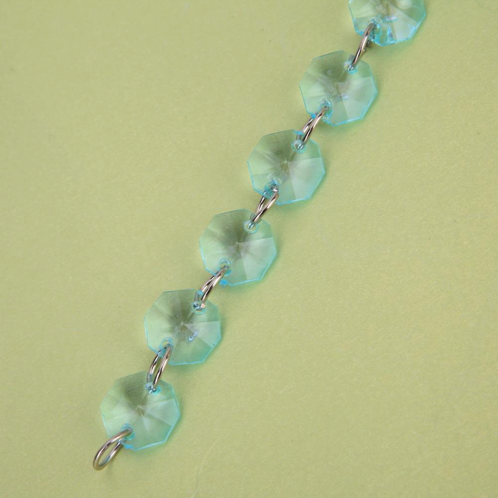 10 X Acrylic Crystal Beads  Garland Chandelier Hanging Wedding Party Decor