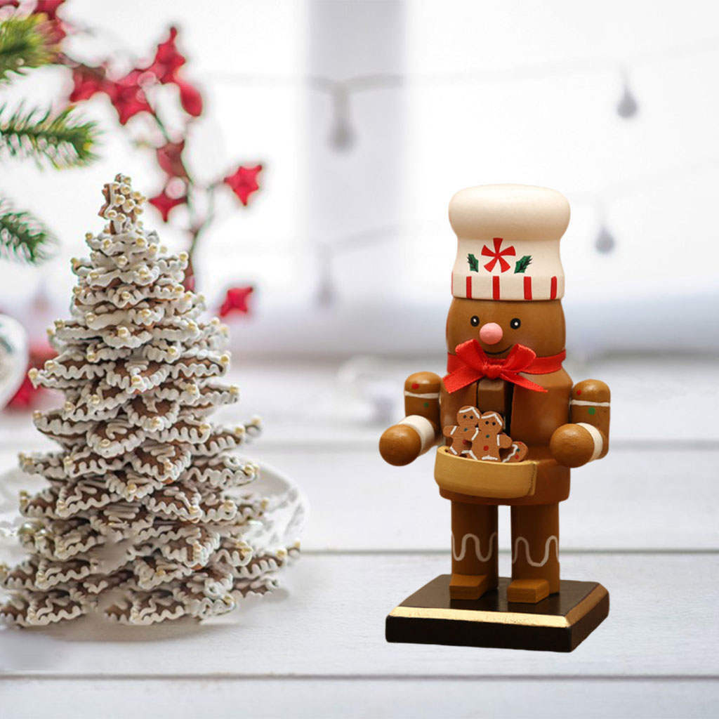 Traditional Wooden  Man 6" Christmas Displaying  Desktop