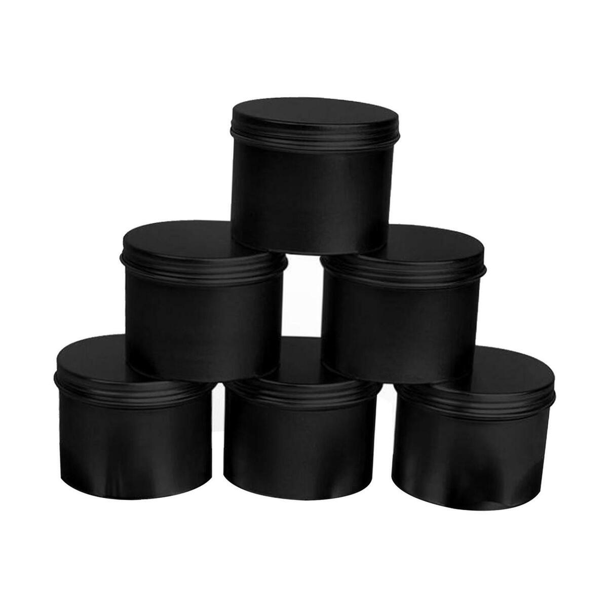 6x Aluminum  150ml Round  Wear Resistant for Cosmetics Travel