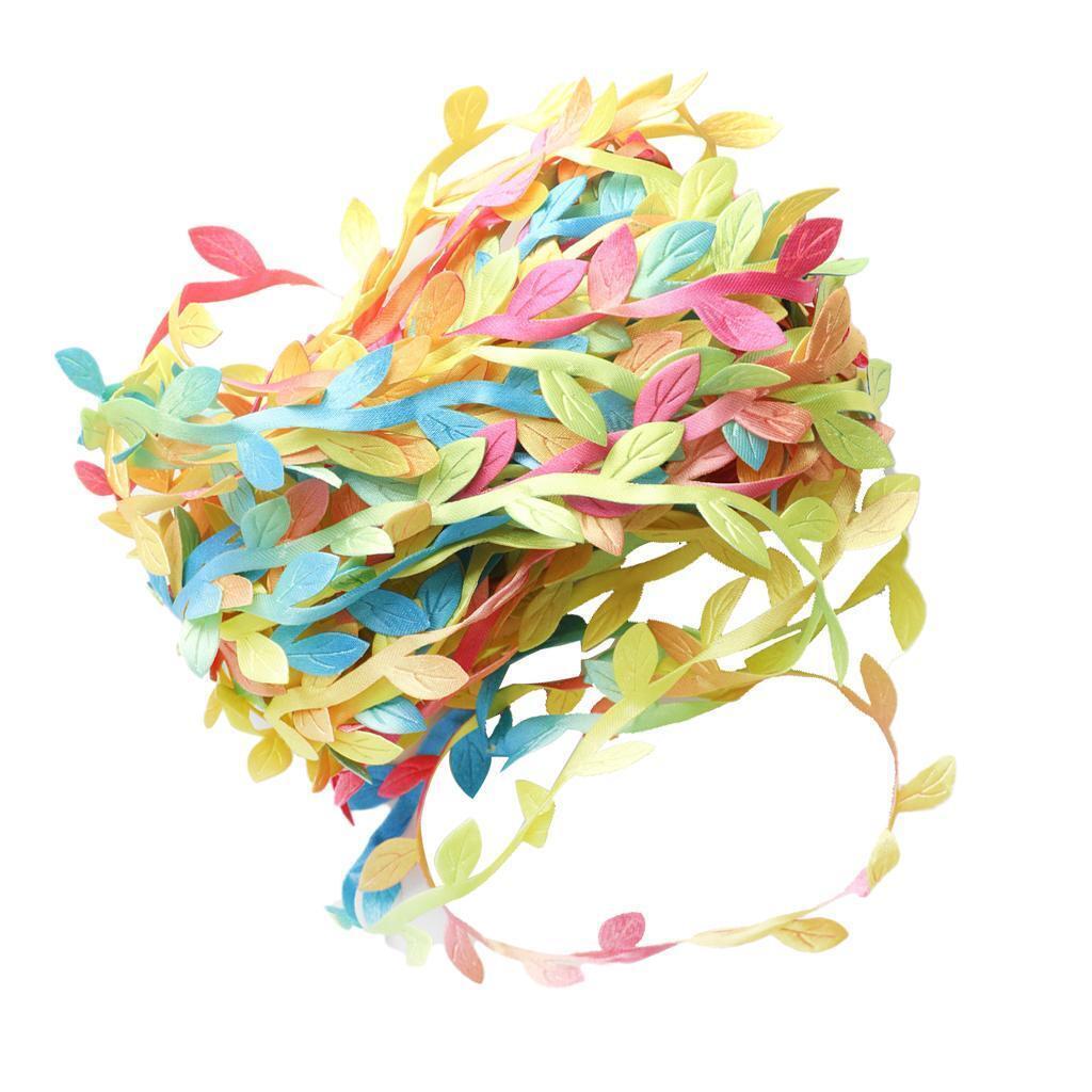 Leaf Ribbon Trims Ribbon Gift Wrapping Crafts for Decorations Accessories