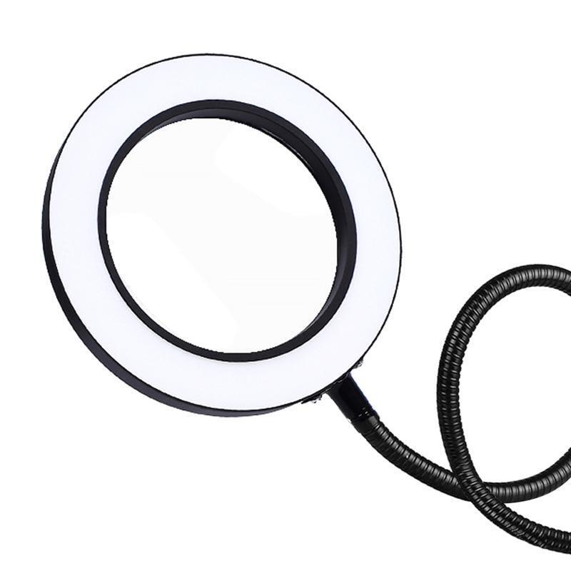 Magnifying Glass Desk Lamps 5X LED Magnifier Lamp with 3 Modes & 11 Dimming