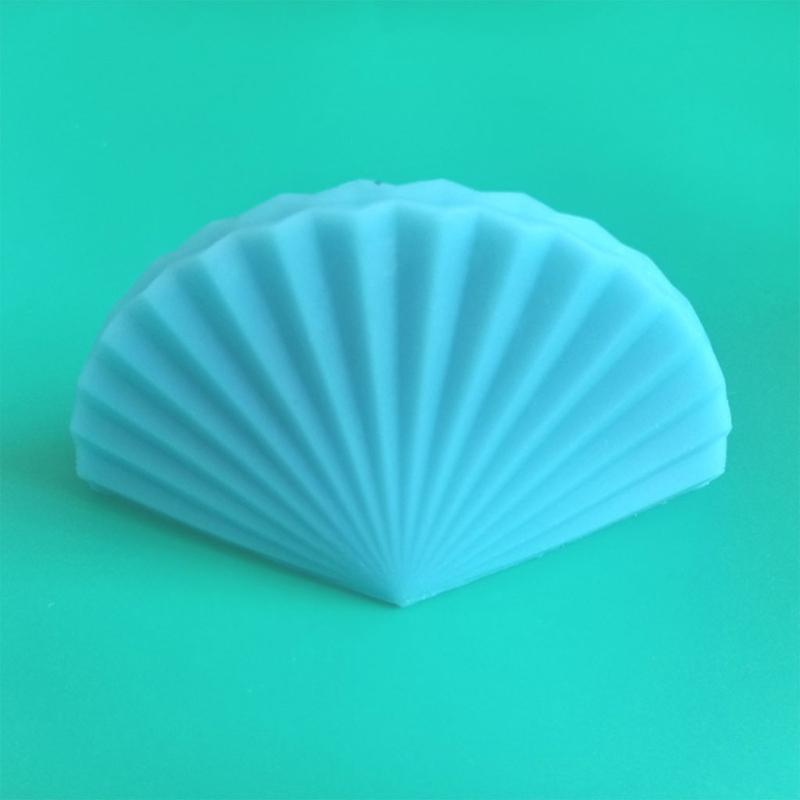 Fan-shaped Candle Moulds Soap Moulds Aromatherapy Moulds Gypsum Ornaments Moulds