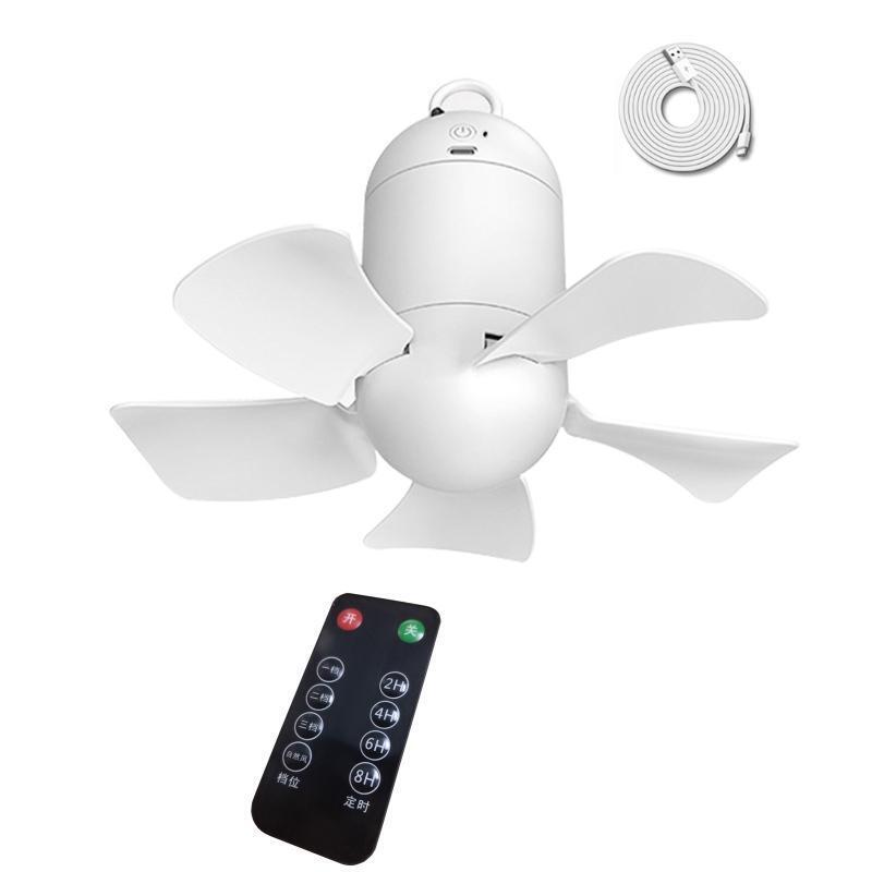 6000mAh Mini USB Camping Fan Portable Camping Fan Rechargeable with Remote