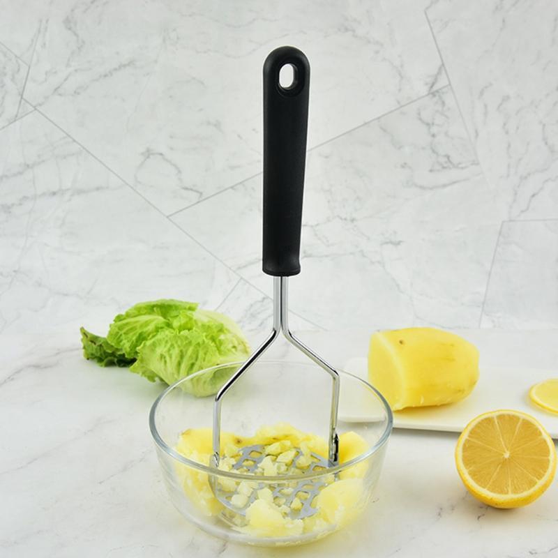 Potato Masher Stainless Steel Potato Masher Comfortable  Wrapped Handle Househol