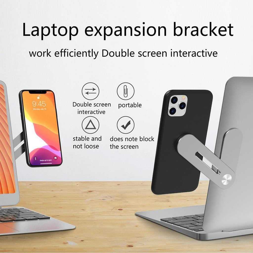 Computer Laptop  Magnetic Phone Holder Bracket Fixed