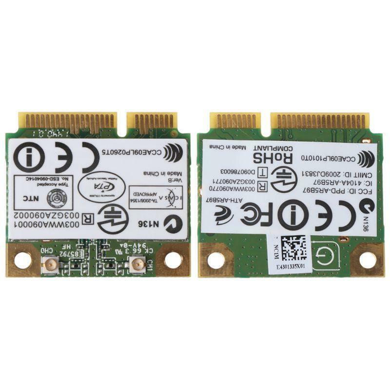 For Atheros AR9287 AR5B97 Wireless Adapter 300Mbps Mini Half PCI-E Wifi Card