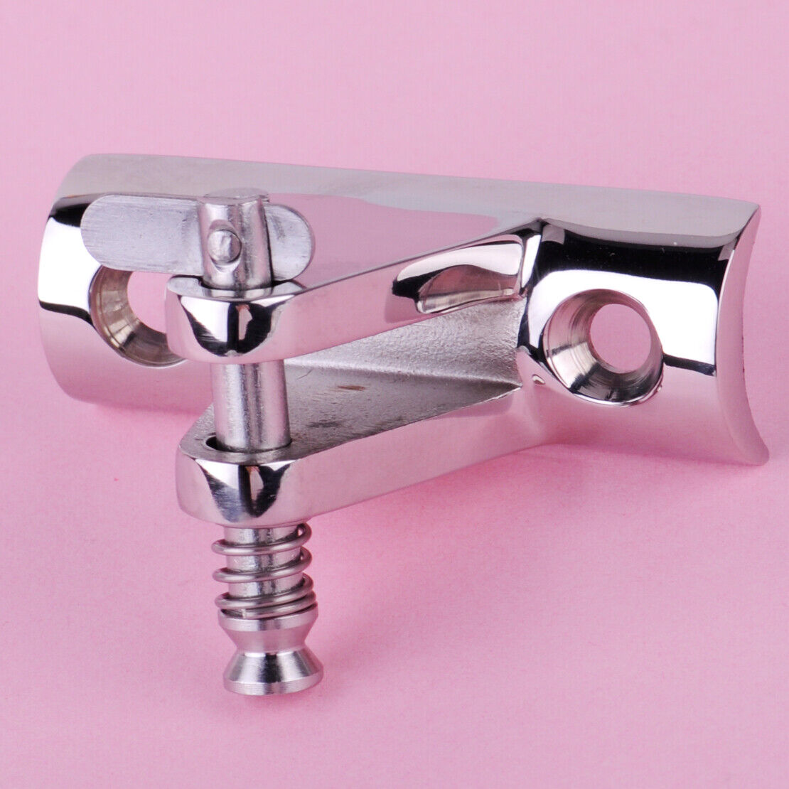 Boat Concave Base Deck Hinge Bimini Top Fitting Marine Hardware 2.2x6.1x3.7cm Li