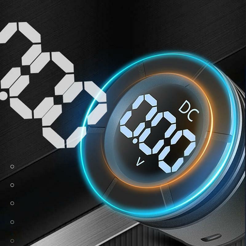 Car LCD Display Voltmeter Accuracy ±1% Digital Voltage Meter Gauge DC 0-300V