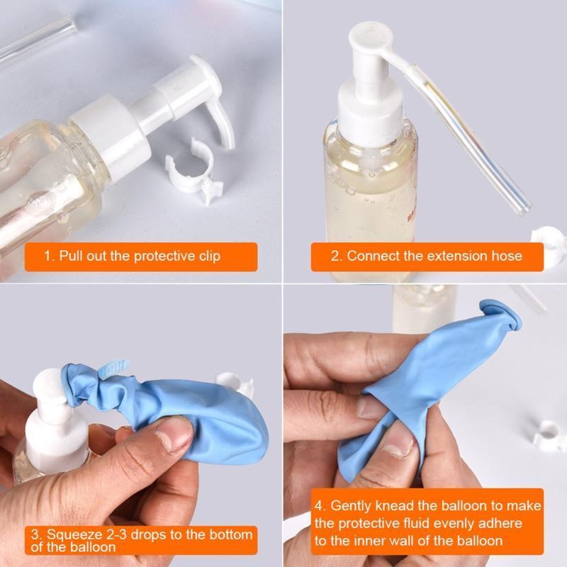 Helium Balloon Latex Balloons Air Fly Balloon Leakproof Protection Liquid 100ml