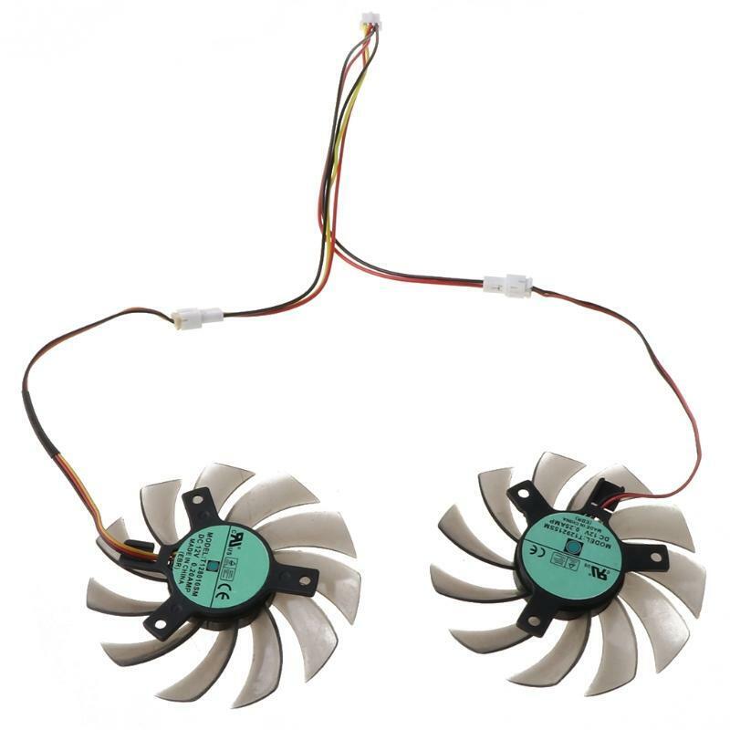 Video Card Cooling Fans for GTX 460 465 560 Ti 580 650 750Ti GT440 GT610 GT730