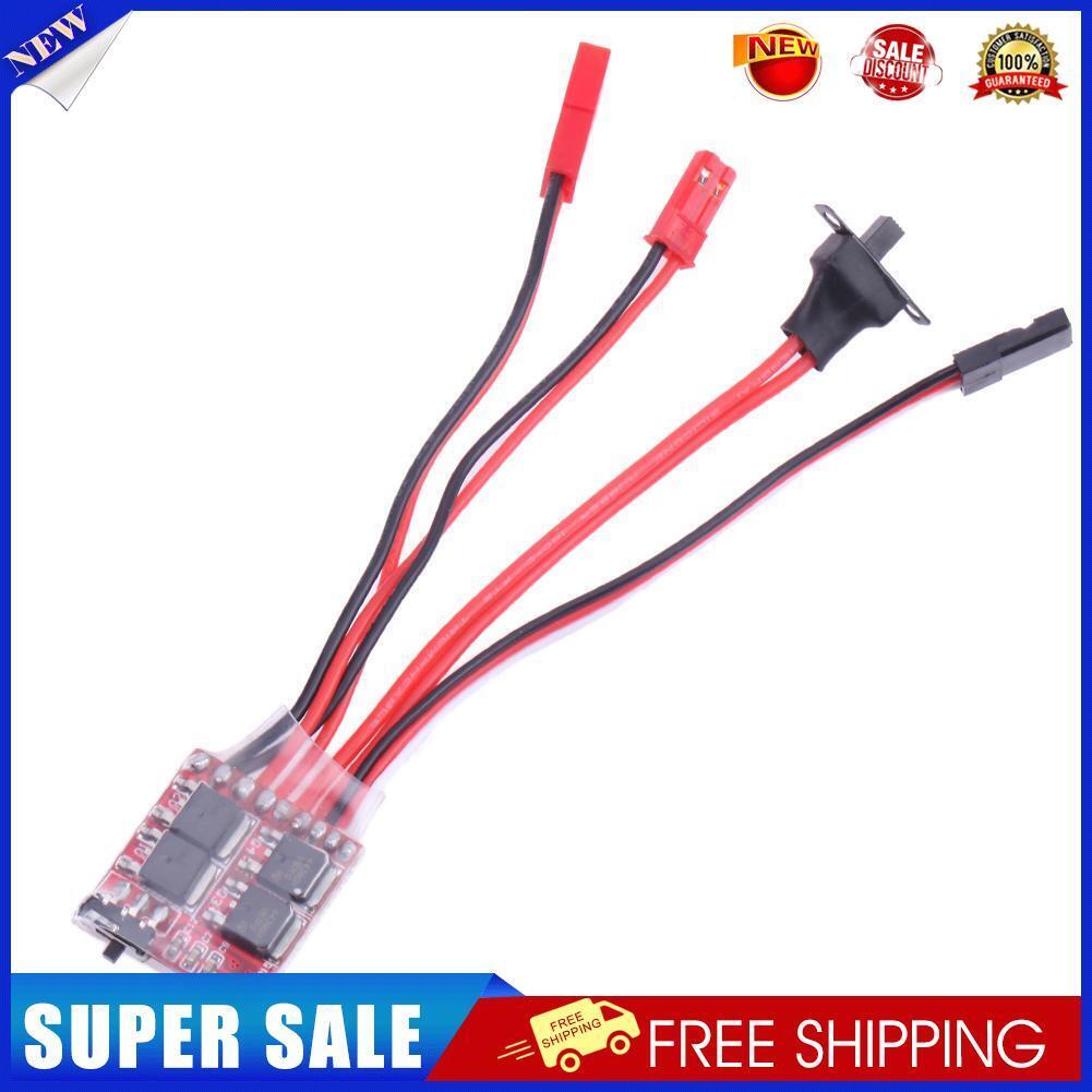 Synthetic 30A Mini Brushed ESC Brush Electronic Speed Controller for RC Car