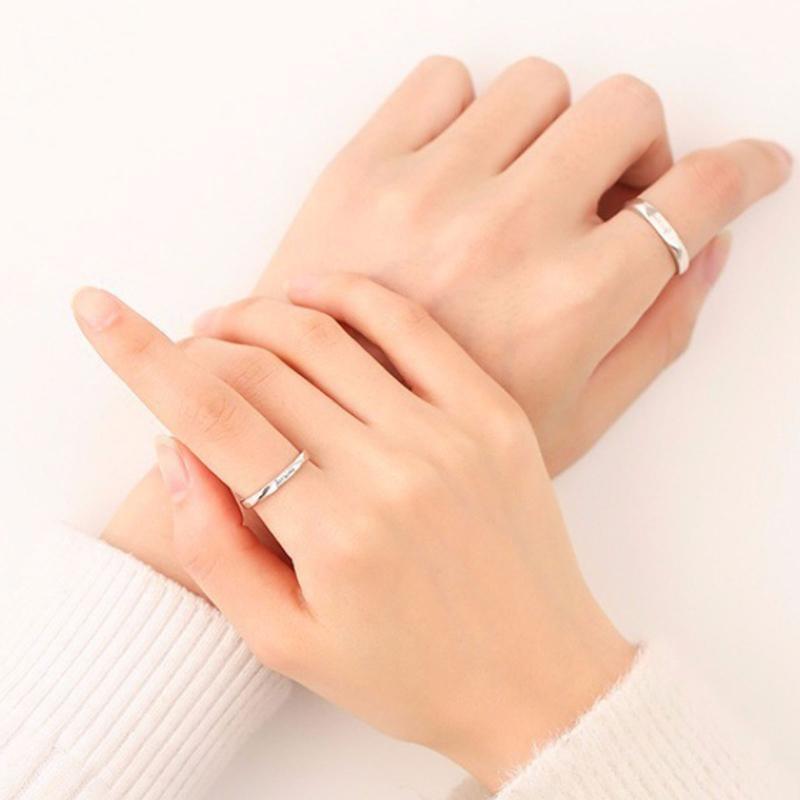Matching Rings Set for Couple I Love You Promise Rings Engagement Wedding Ring