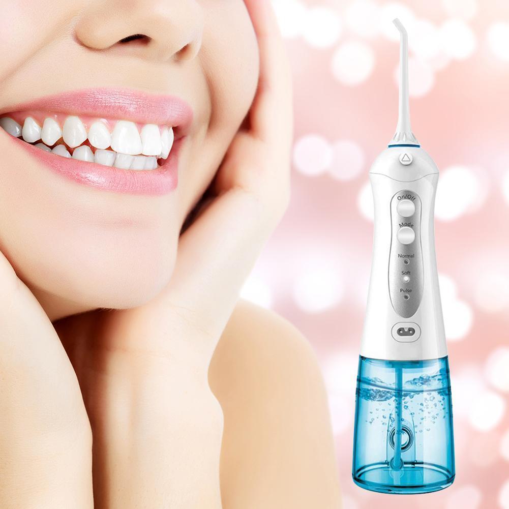 Rechargeable Oral Irrigator Dental Water Flosser Waterproof Teeth Cleaner