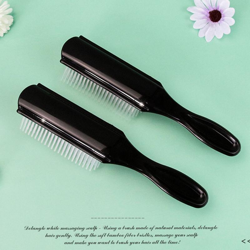 9-Rows Detangling Hair Brush Detangler Hairbrush Scalp Massager Styling Comb