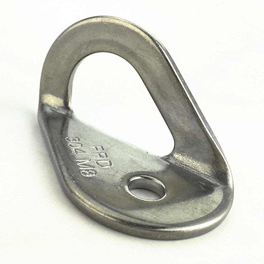 4pcs 8mm Rock Climbing Bolt Stainless Steel  Bolt Hangers Set 35 KN