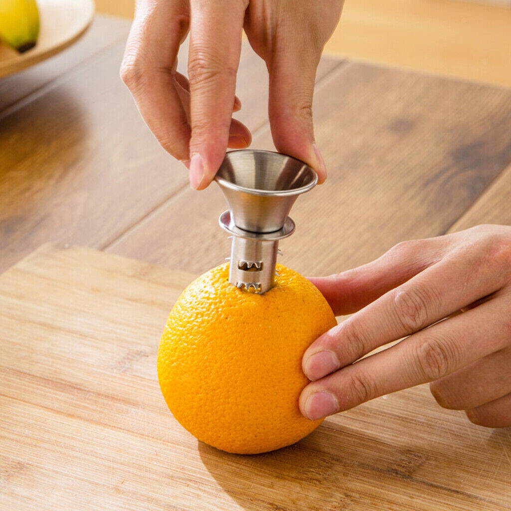 3Pcs Manual Small Stainless Steel    drill Squeezer Juicer