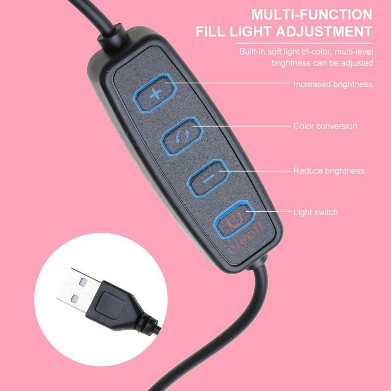 Phone Adjustable Brightness Selfie Lights Live Broadcast Video Fill Light Beauty