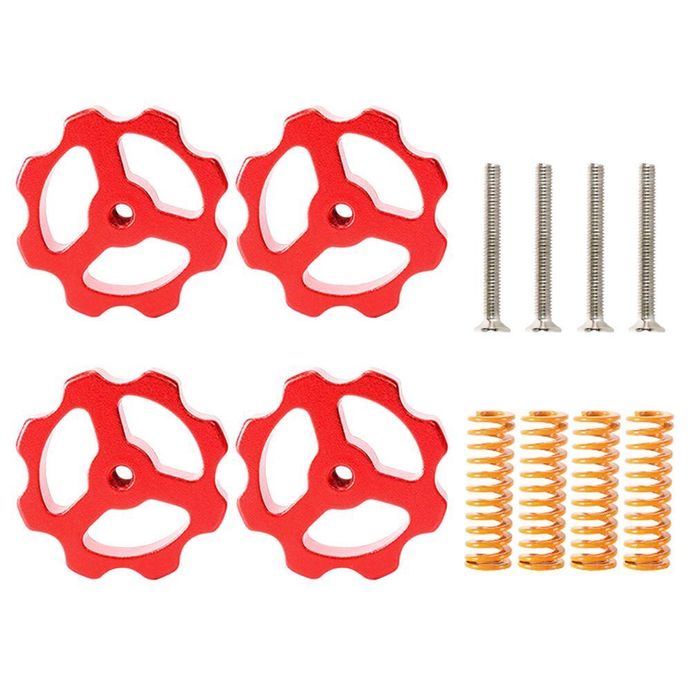 Metal Screws Kit Hand Leveling Nut Hotbed Leveling Springs Leveling Assembly