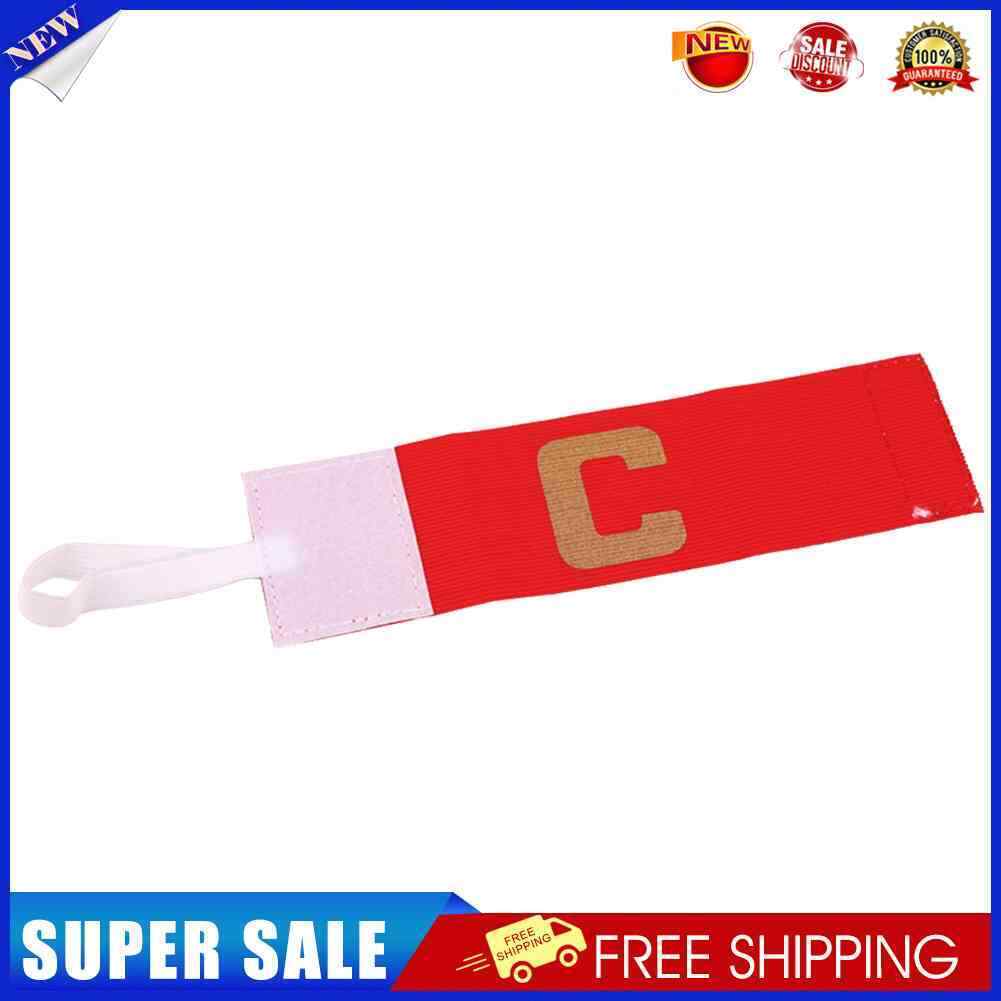 Soccer Football Captain Arm Band Leader Competition Armband for Kids (Red)