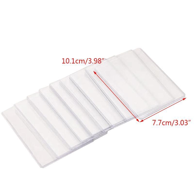 25Pcs/Set 3x4In Game Cards Outer Protector PVC Board Game Card Plastic Sleeves