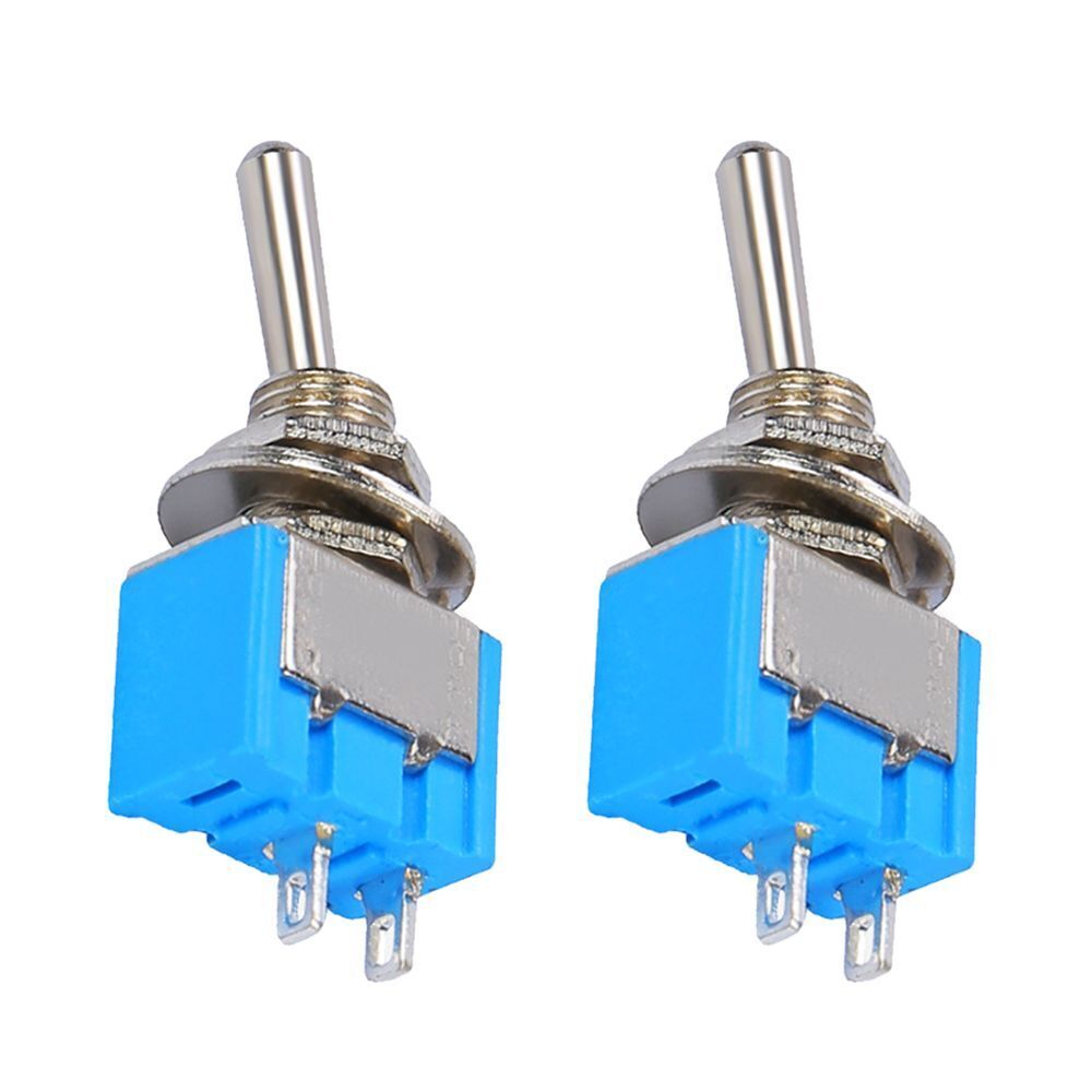 2 Pin Solder Terminals Latching ON OFF MTS-101 Rocker Switch Toggle Switch
