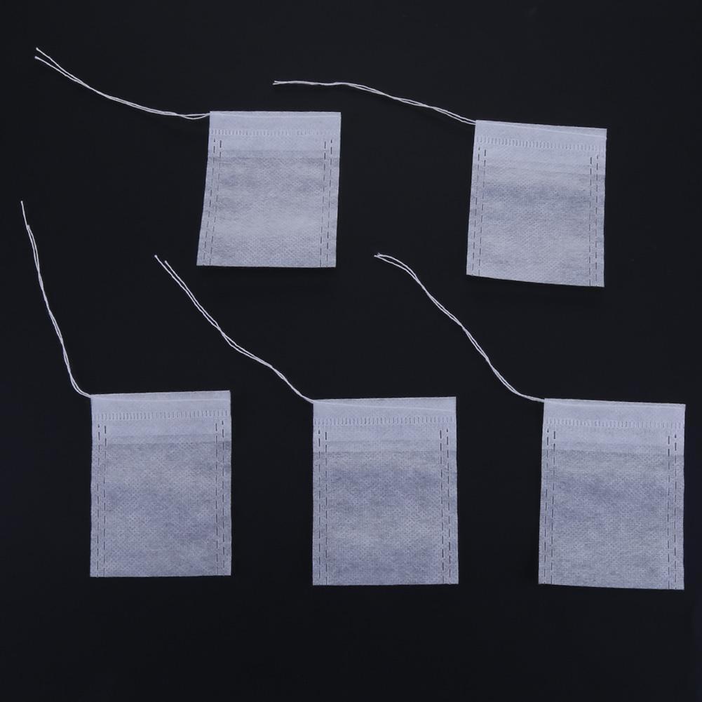 100pcs Drawstring Home Medicine Bag Empty Tea Spice Seal Filter Bag(7X9cm)
